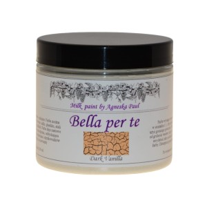 Dark Vanilla - farba mleczna  w proszku z efektem spękań