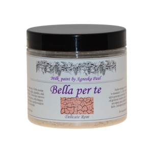 Delicate Rose - farba mleczna  w proszku z efektem spękań