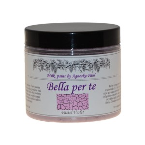 Pastel Violet - farba mleczna  w proszku z efektem spękań