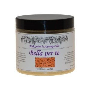 Sedona Orange - farba mleczna  w proszku z efektem spękań