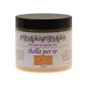 Peach - farba mleczna  w proszku z efektem spękań