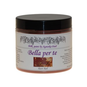 Rust Red (efekt spękań, rdza) - farba mleczna  w proszku 