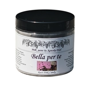Rust Pink Candy (efekt spękań, rdza) - farba mleczna  w proszku  (1)